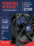 Вентилятор VD8025H sleeve (скольжение) 24V - st-e.info - Дмитров