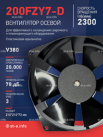 Вентилятор  200FZY7-D  - st-e.info - Дмитров