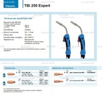 Горелка для полуавтоматической сварки TBi 250 Expert, длина 5 m. - st-e.info - Дмитров