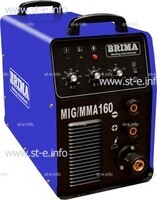 Сварочный полуавтомат инверторный одноблочный Brima MIG/MMA-160 - st-e.info - Дмитров