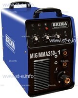 Сварочный инверторный полуавтомат Brima MIG/MMA-250-1 (380)  - st-e.info - Дмитров