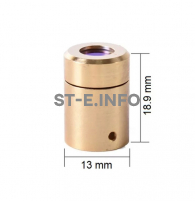 Защитный колпачок с защитным стеклом для QBH коннектора оптоволокна MAXQBHE05 - st-e.info - Дмитров