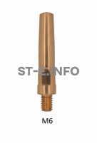 Наконечник М6*45*1,6 (для горелки qtb-500) Panasonic - st-e.info - Дмитров