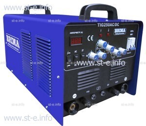 Универсальная установка аргонно-дуговой сварки BRIMA TIG 250 (220) ac/dc - st-e.info - Дмитров