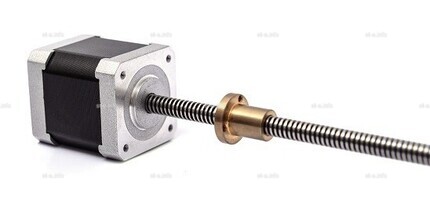 Шаговый двигатель 42HSL48-1204JA08-E146 (Tr8*4) - st-e.info - Дмитров