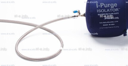 Односторонняя заглушка с трубкой и клапаном ISO 38" (965 mm)  - st-e.info - Дмитров