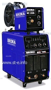 Сварочный инверторный полуавтомат Brima MIG-500 - st-e.info - Дмитров